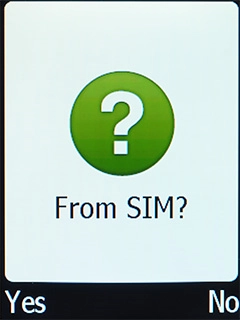 Press the Navigation key.