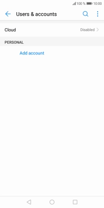 Press Add account.