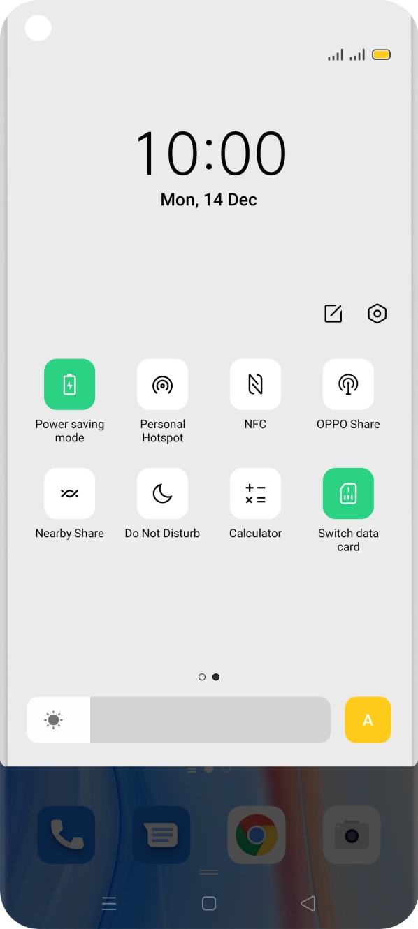 Press the Home key to return to the home screen.