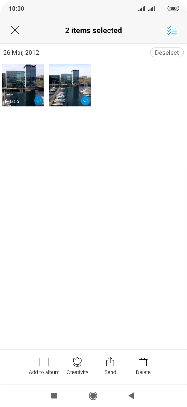 Press Send. Press Send.