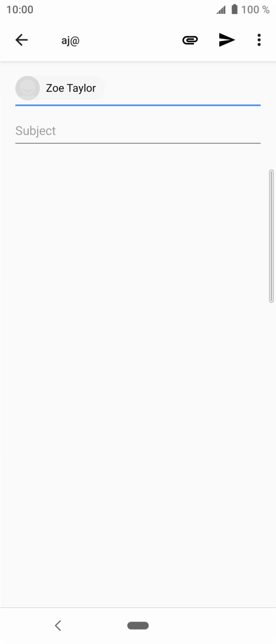 Press Subject and key in the required subject. Press Subject and key in the required subject.