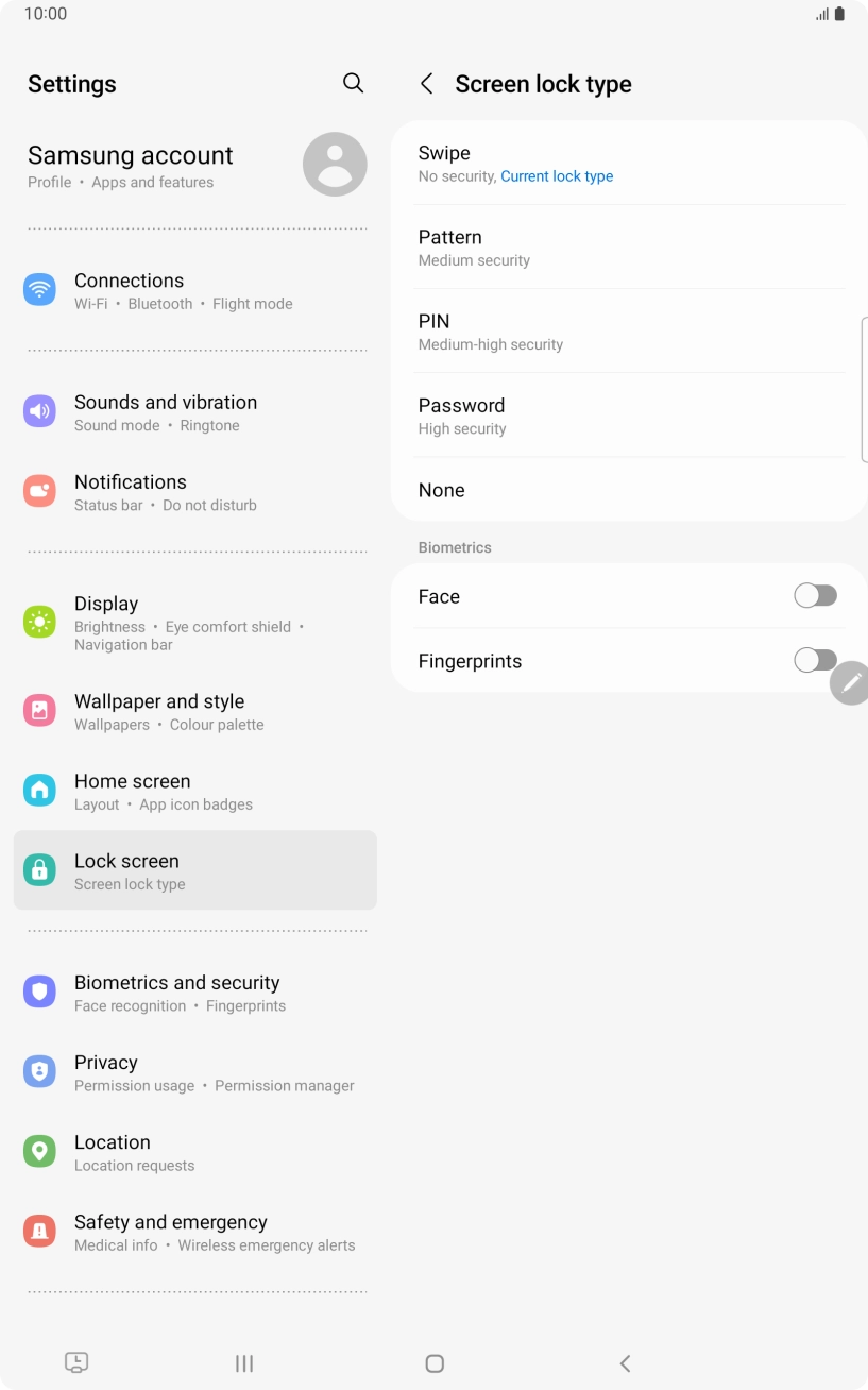 Press Fingerprints. Press Fingerprints.