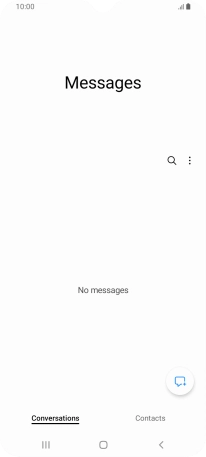 Press the new message icon.