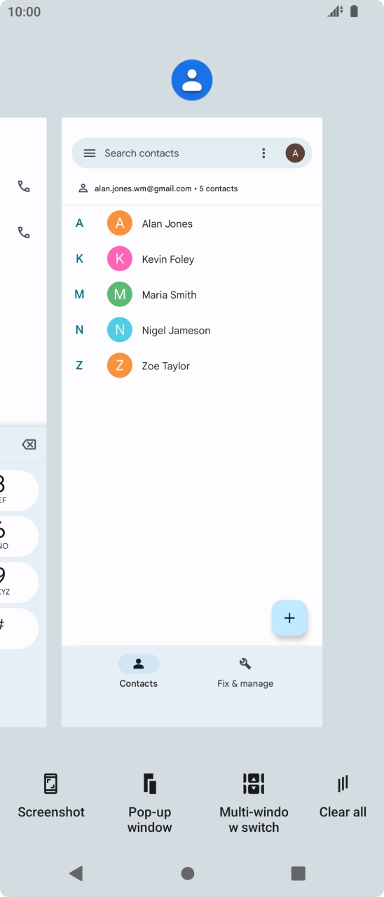 To end one running application, slide your finger upwards on the required application. To end one running application, slide your finger upwards on the required application.