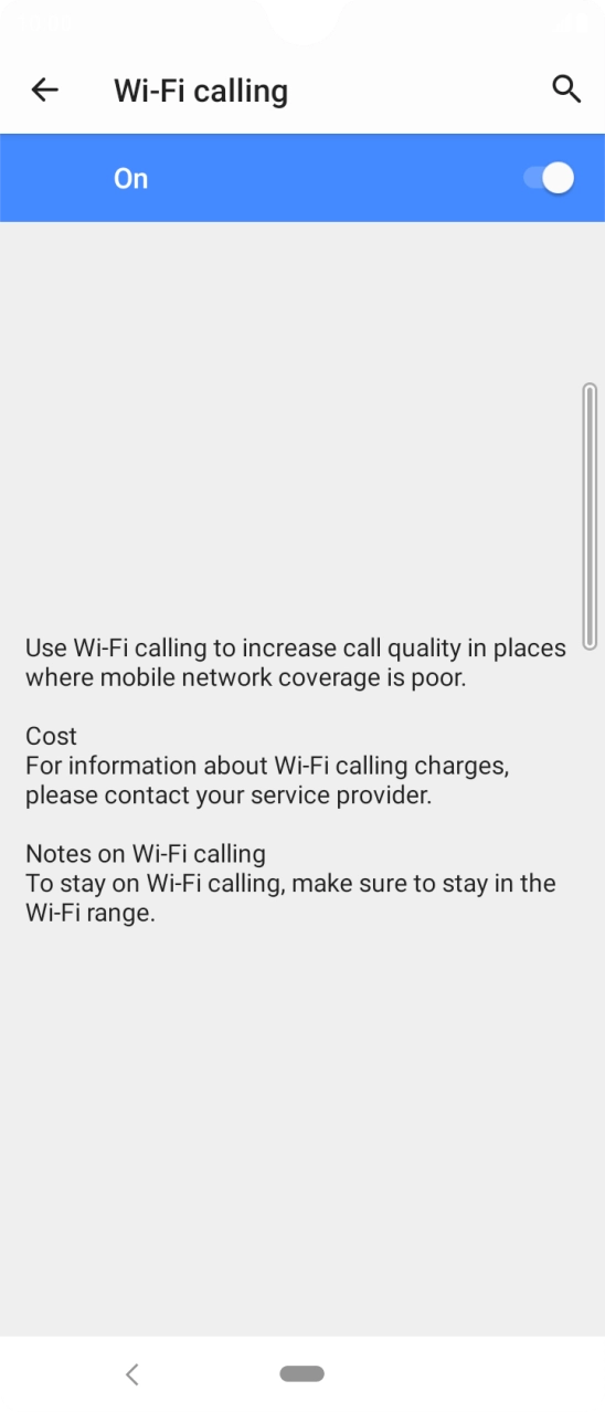 Press the Home key to return to the home screen.