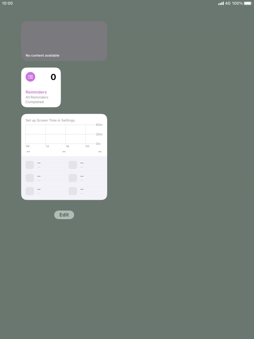 Press and hold the required Widget Stack. Press and hold the required Widget Stack.