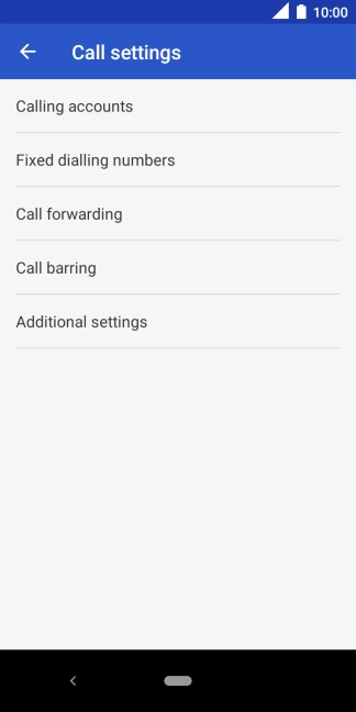 Press Additional settings.