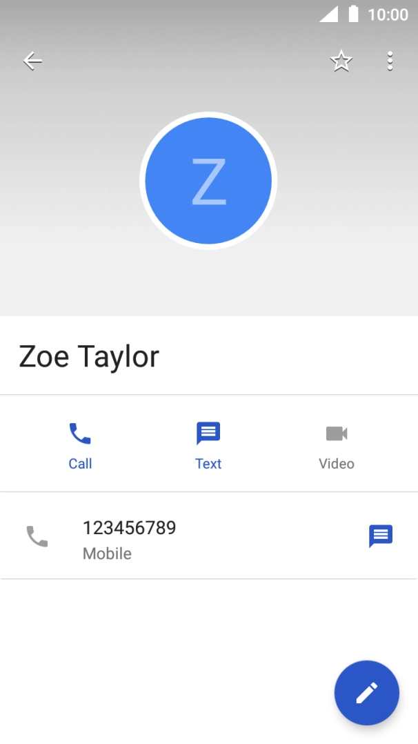 Press the Home key to return to the home screen.