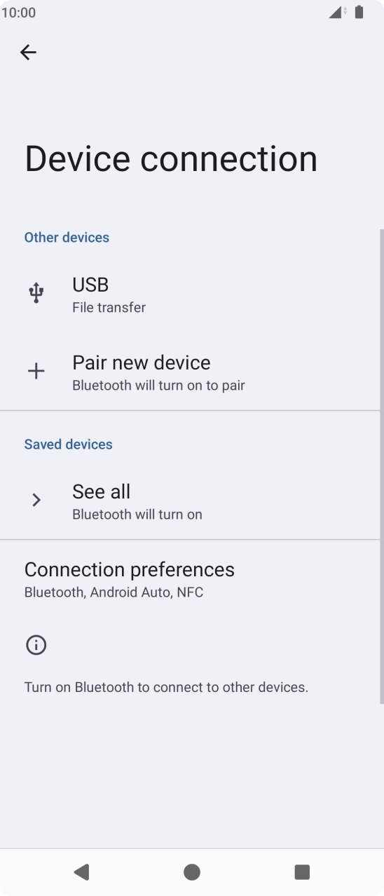 Press Pair new device.