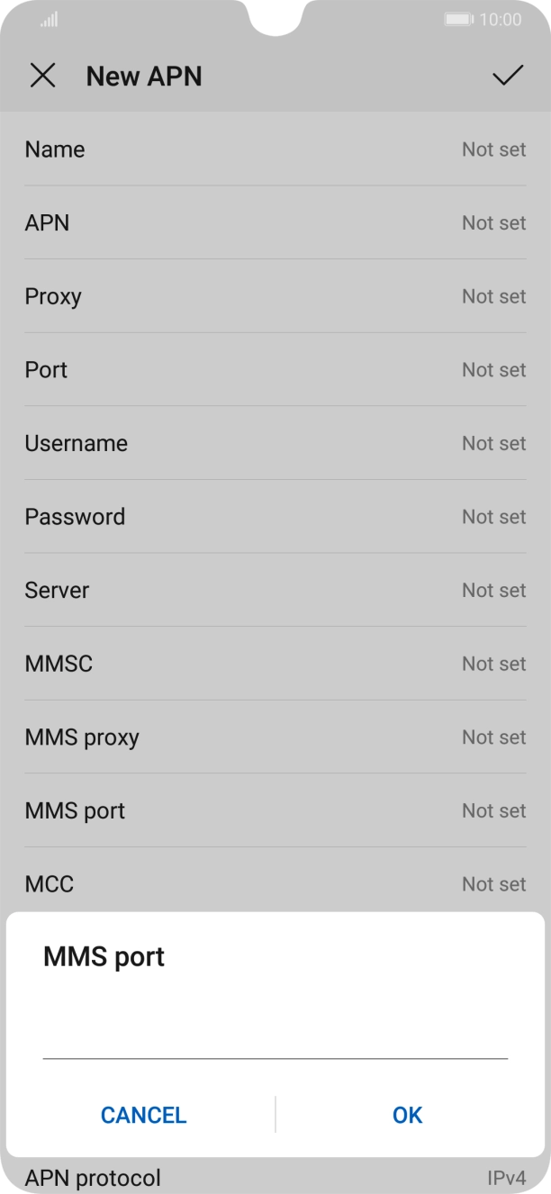 Key in 8080 and press OK. Key in 8080 and press OK.