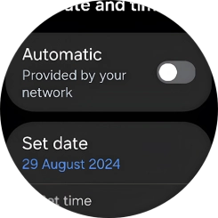 Press Set date.