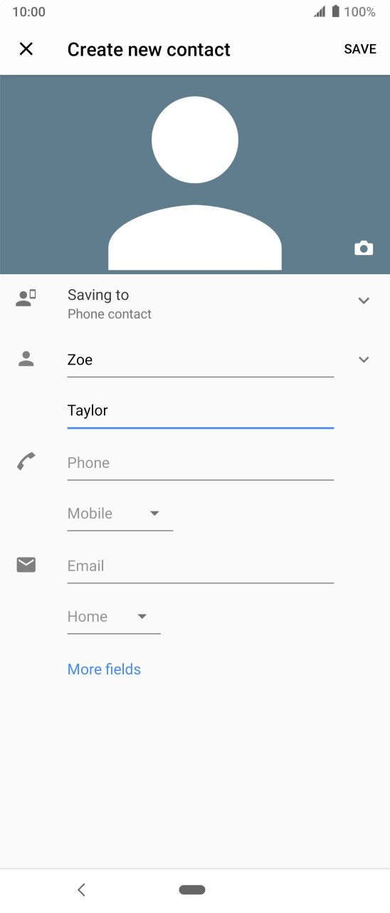 Press Phone and key in the phone number.
