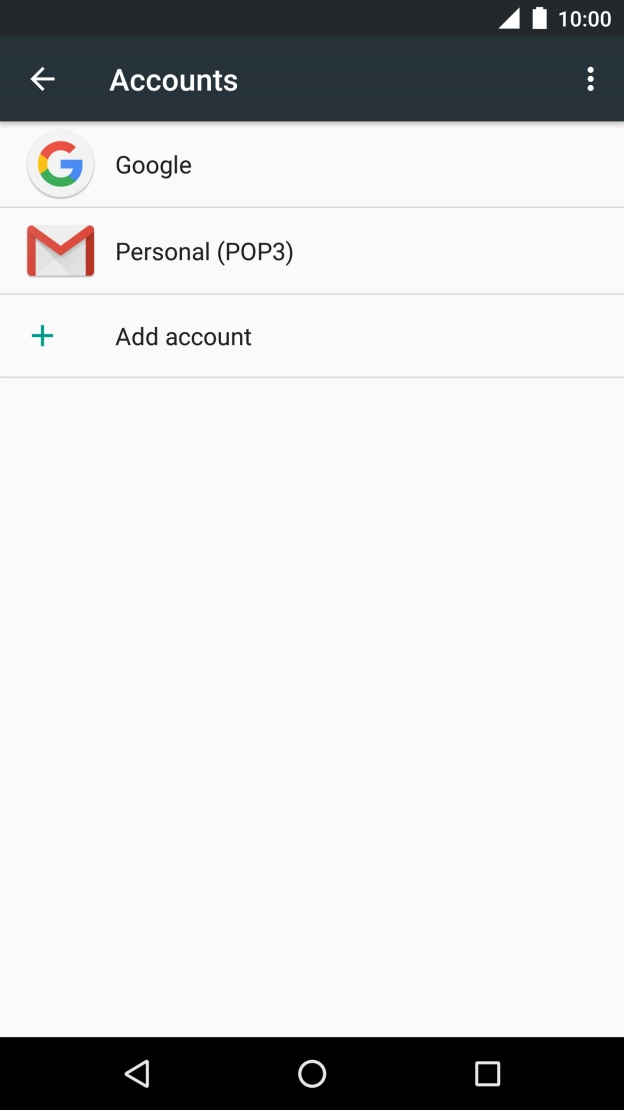 Press the Home key to return to the home screen.