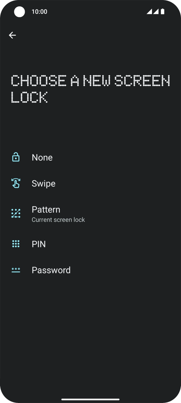 Press None. Press None.