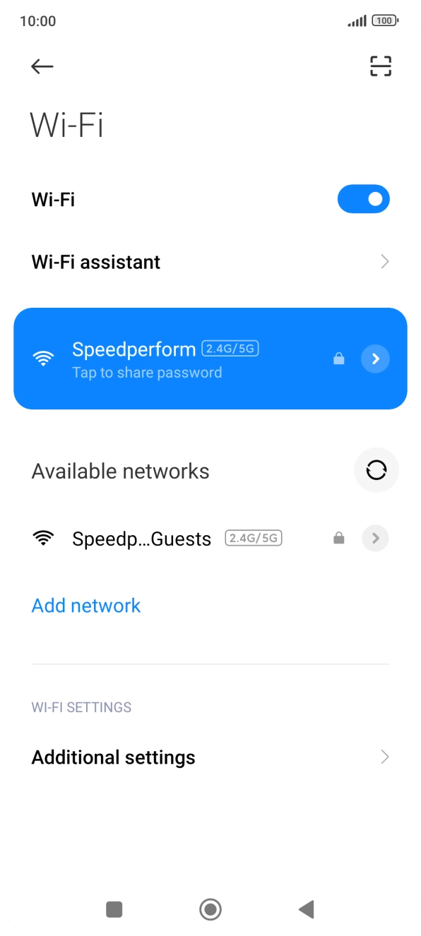 Press the Home key to return to the home screen.