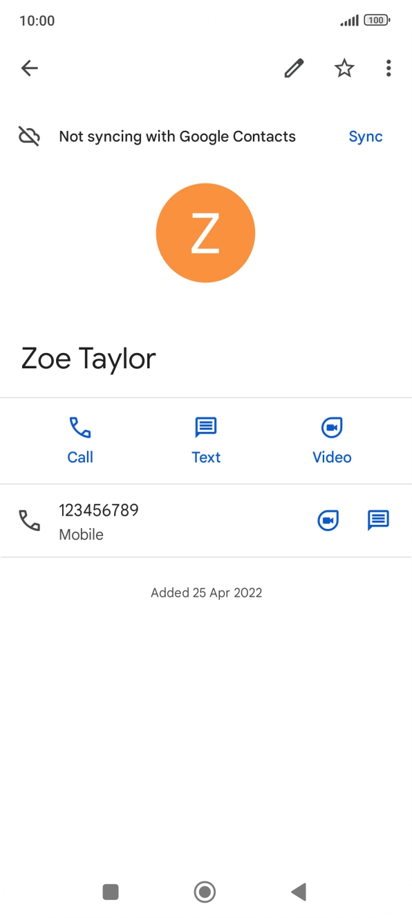 Press the Home key to return to the home screen.