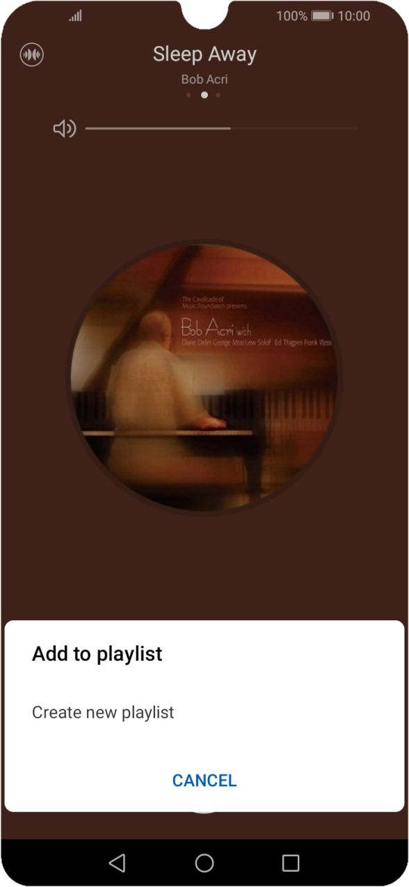 Press Create new playlist.