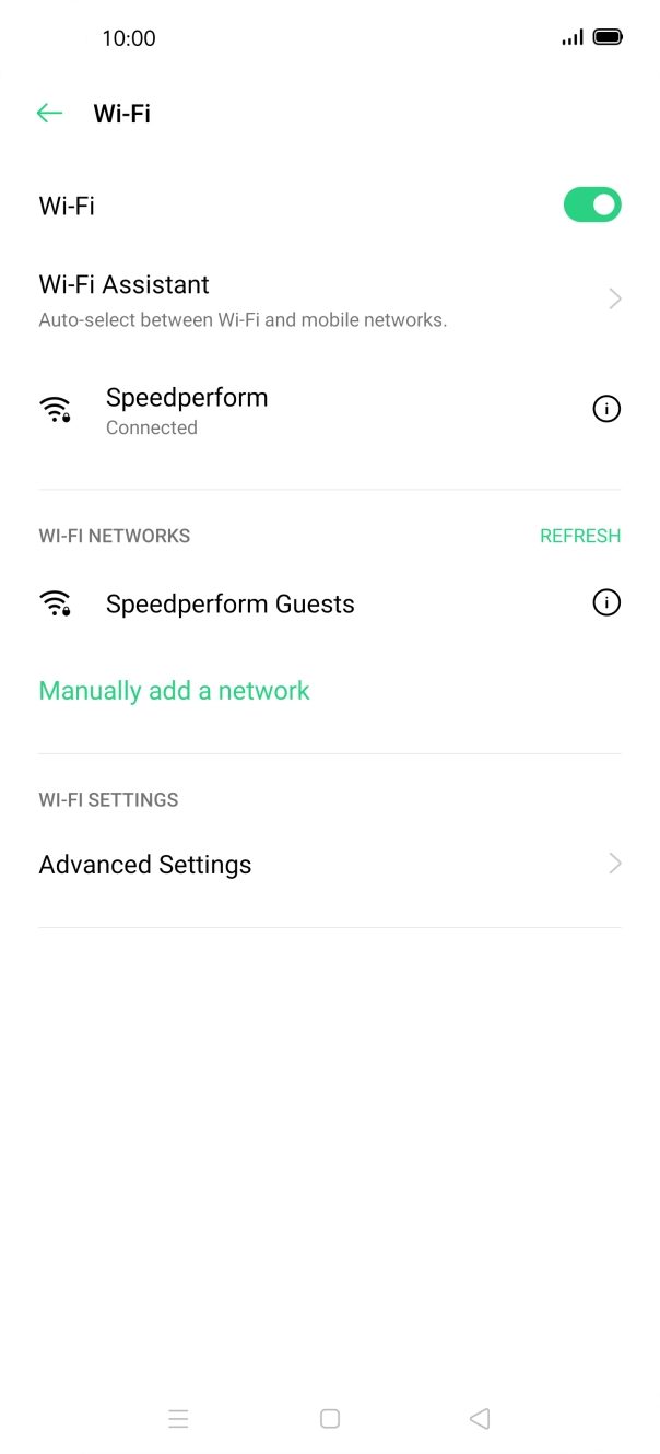 Press the Home key to return to the home screen. Press the Home key to return to the home screen.