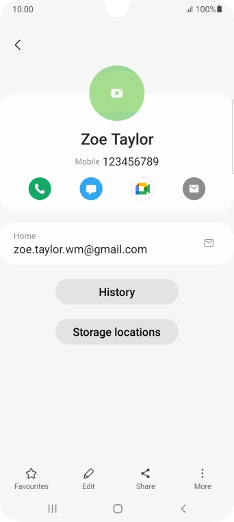 Press the call icon.
