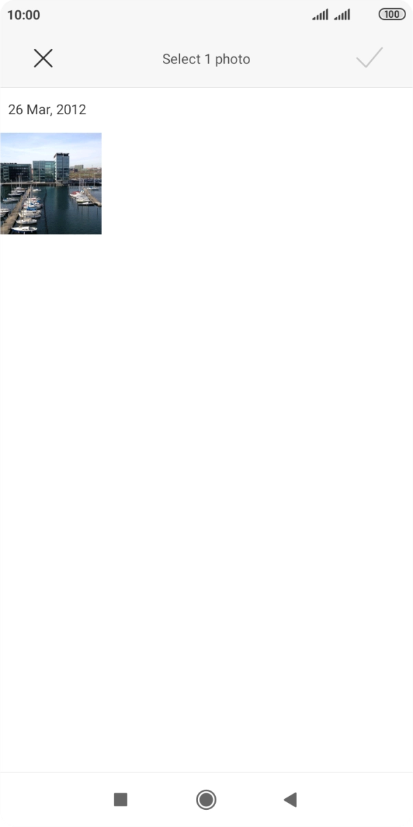 Press the required picture. Press the required picture.