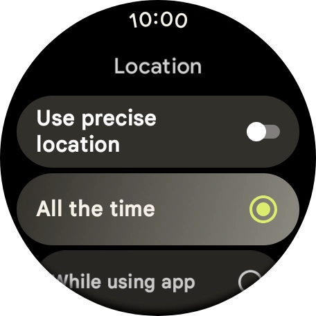 Follow the instructions on the screen to select the required settings and turn the function on or off. Follow the instructions on the screen to select the required settings and turn the function on or off.