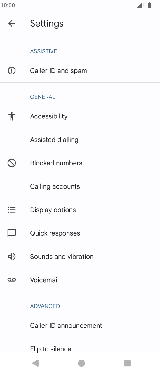 Press Calling accounts. Press Calling accounts.