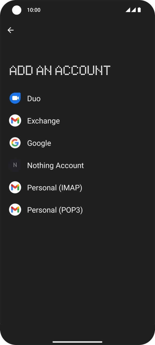 Press Personal (POP3). Press Personal (POP3).