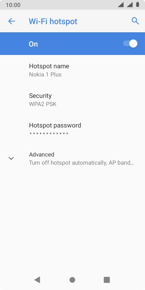 Press the Home key to return to the home screen.