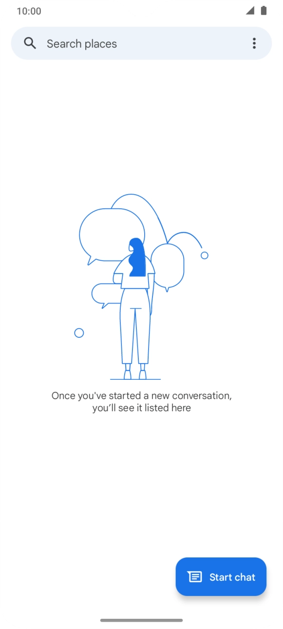 Press Start chat. Press Start chat.