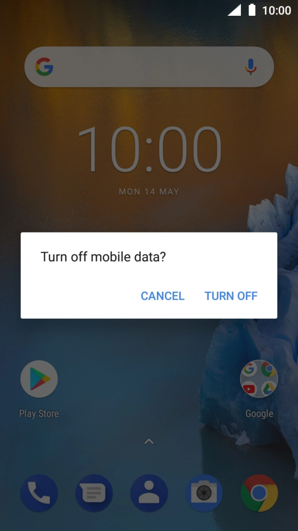 If you turn off the function, press TURN OFF.