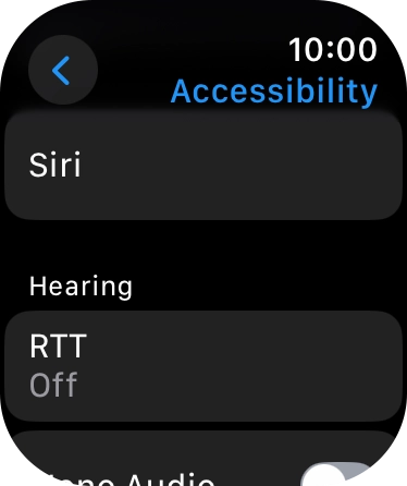 Press the required category below 'Hearing' and follow the instructions on the screen to select the required settings. Press the required category below 'Hearing' and follow the instructions on the screen to select the required settings.