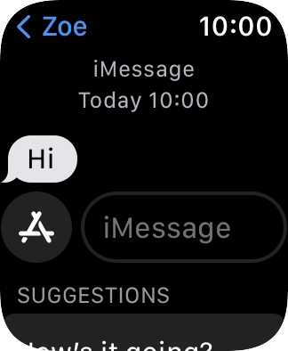 Press iMessage.