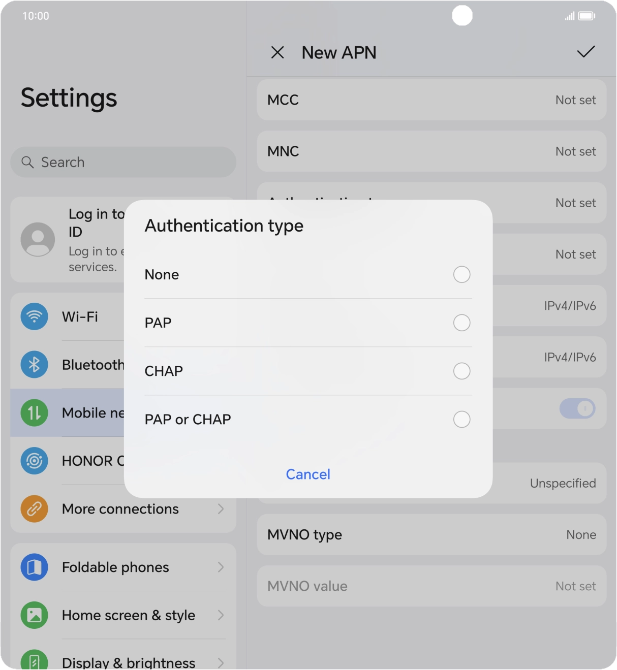 Press PAP. Press PAP.