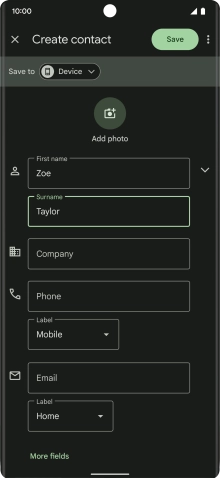 Press Phone and key in the required phone number.