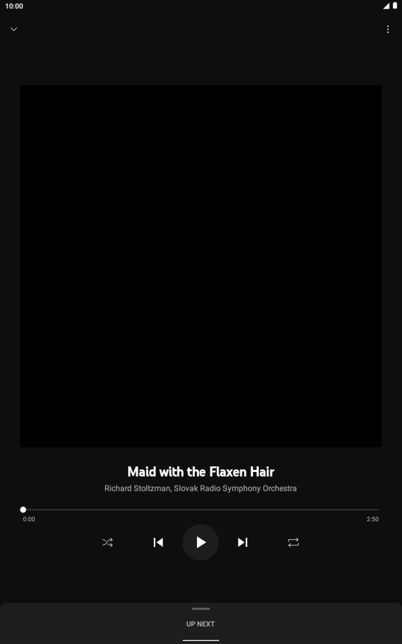 Press arrow right to go to the next audio file.