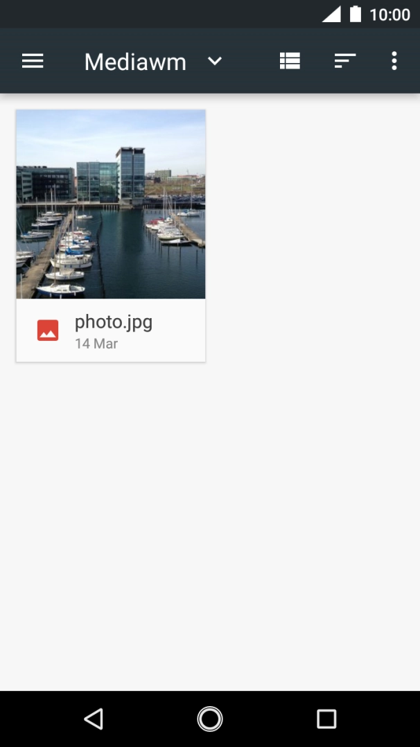 Press the required picture.