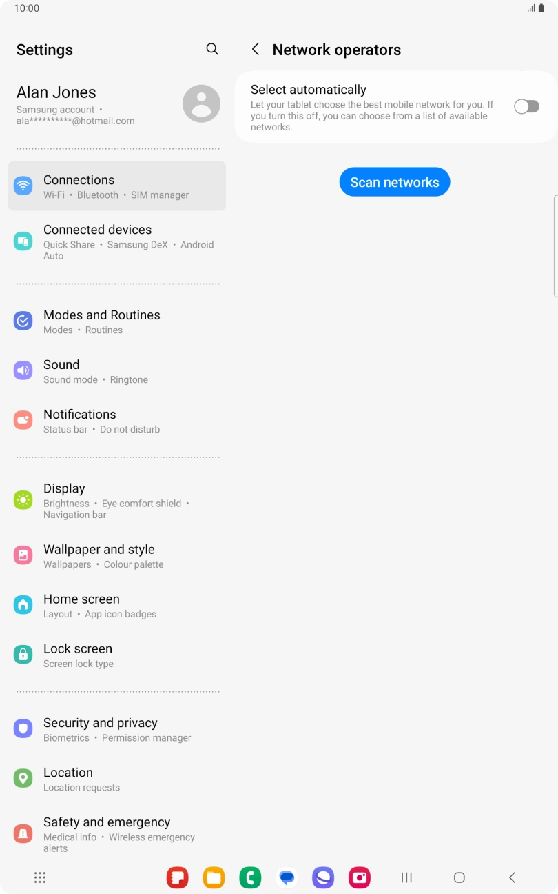 Press the indicator next to 'Select automatically' to turn on the function. Press the indicator next to 'Select automatically' to turn on the function.
