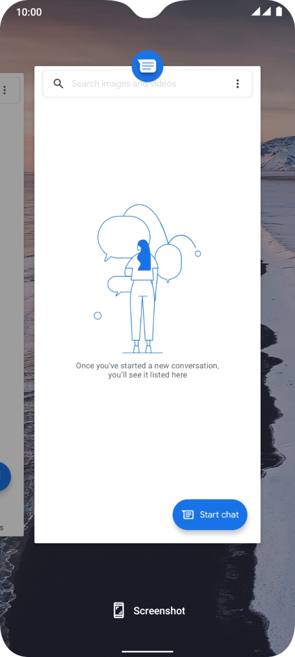 To end one running application, slide your finger upwards on the required application.