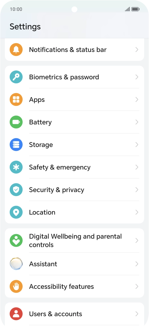 Press Notifications & status bar. Press Notifications & status bar.