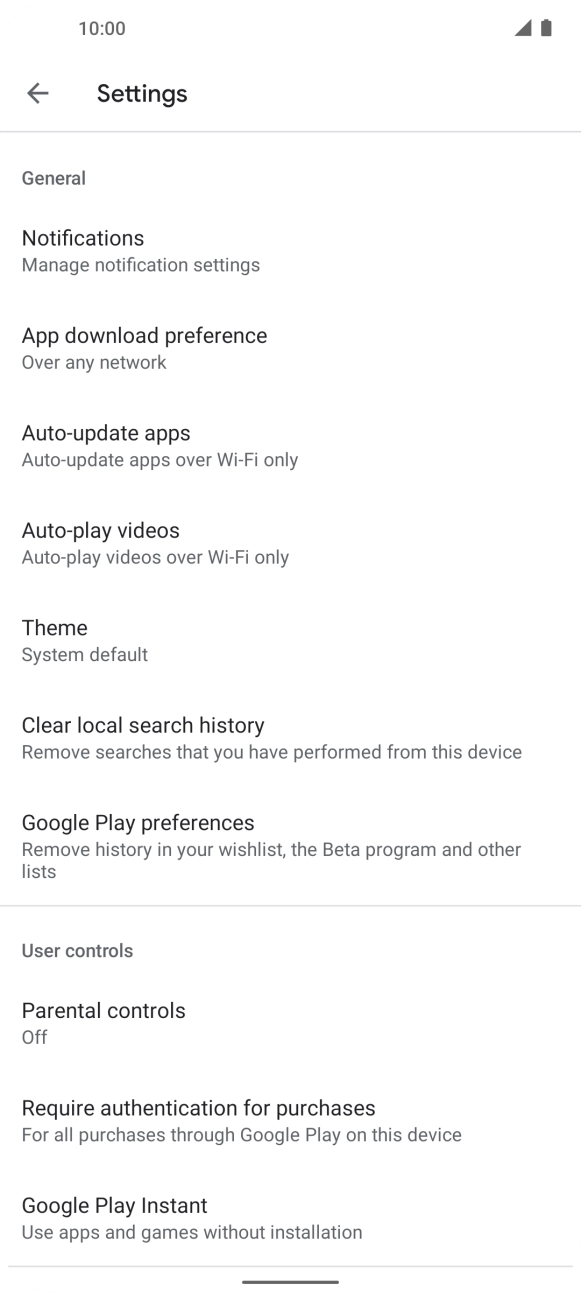 Press Auto-update apps. Press Auto-update apps.