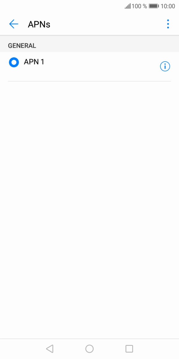 Press the menu icon. Press the menu icon.