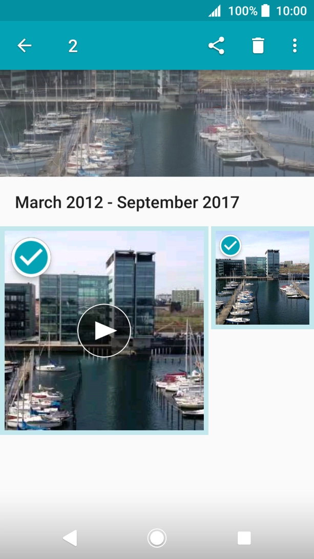 Press the share icon. Press the share icon.