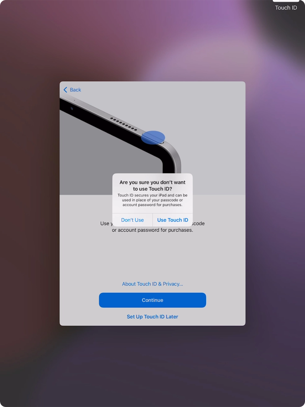 Press Don't Use. Press Don't Use.