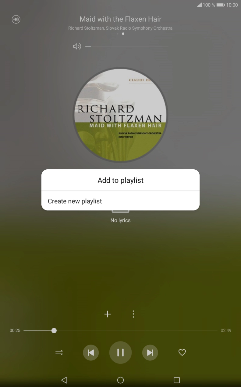 Press Create new playlist.