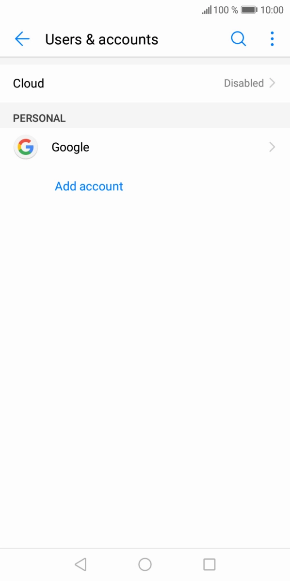 Press the Home key to return to the home screen.