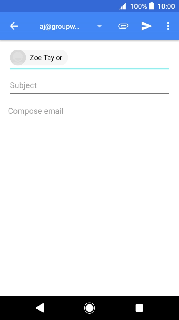 Press Subject and key in the required subject.
