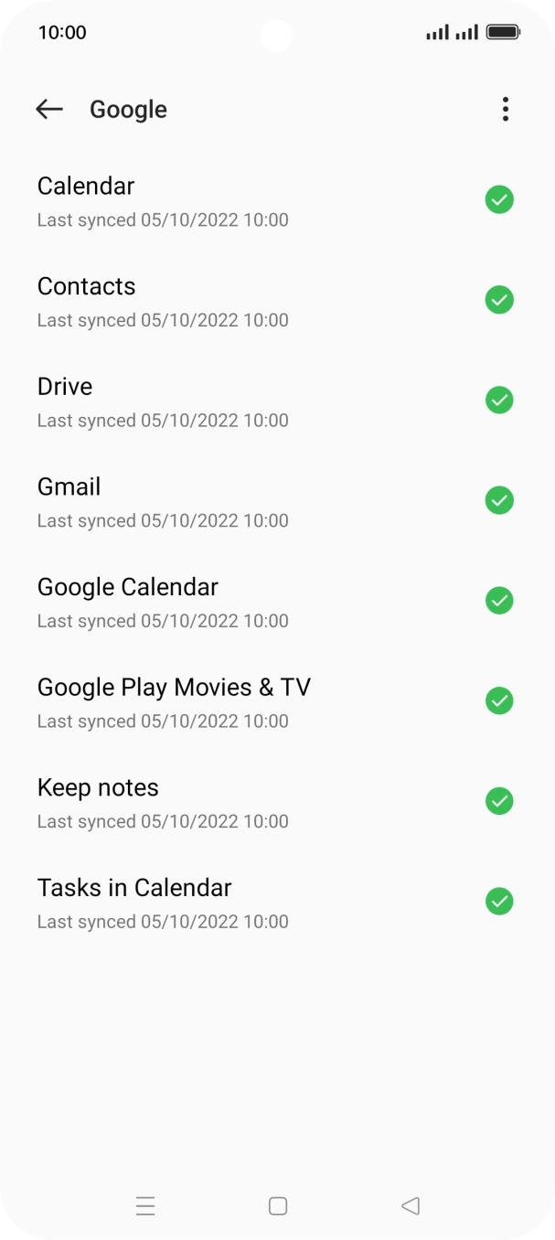 Press the Home key to return to the home screen.