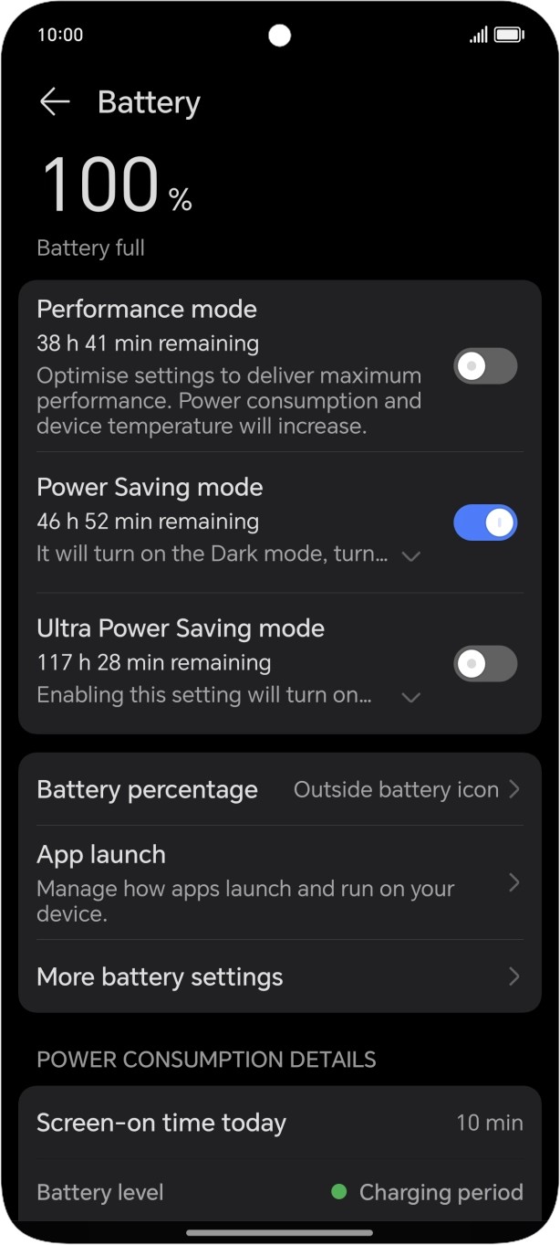 Slide your finger upwards starting from the bottom of the screen to return to the home screen.