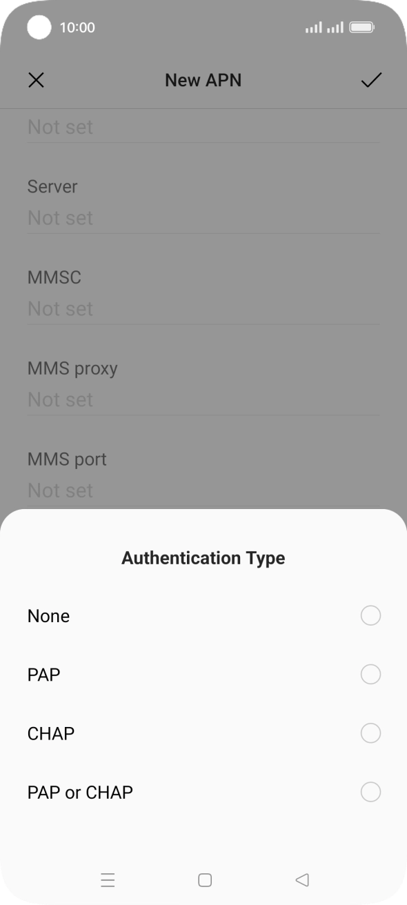 Press PAP. Press PAP.