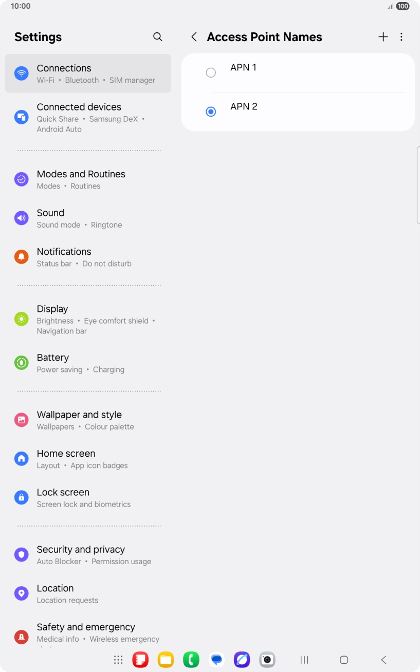 Press the Home key to return to the home screen. Press the Home key to return to the home screen.